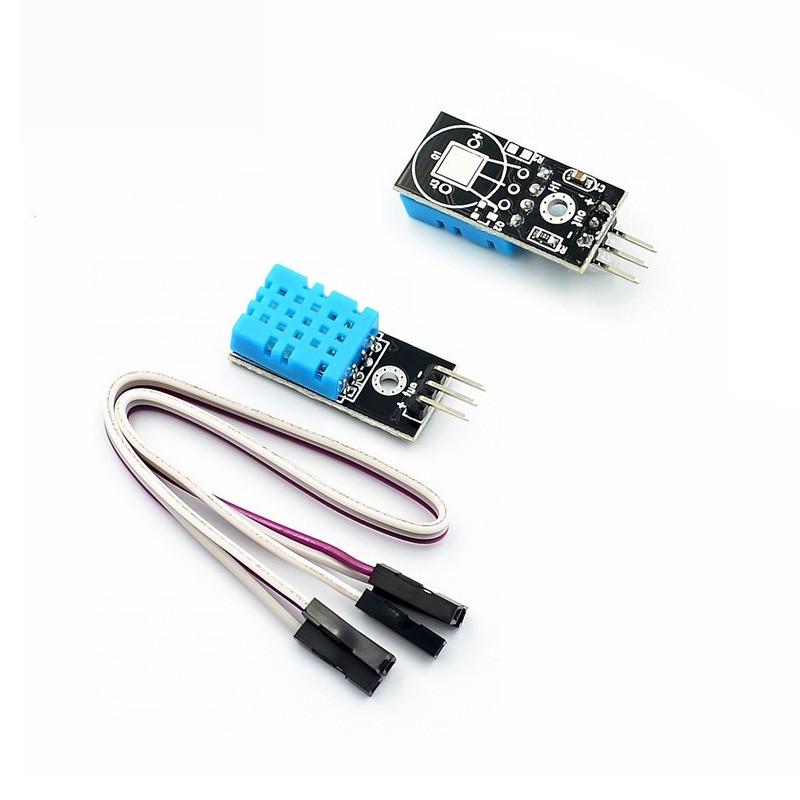 ✩ New Temperature and Relative Humidity Sensor DHT11 Module with Cable for arduino Diy Kit 【vrru】