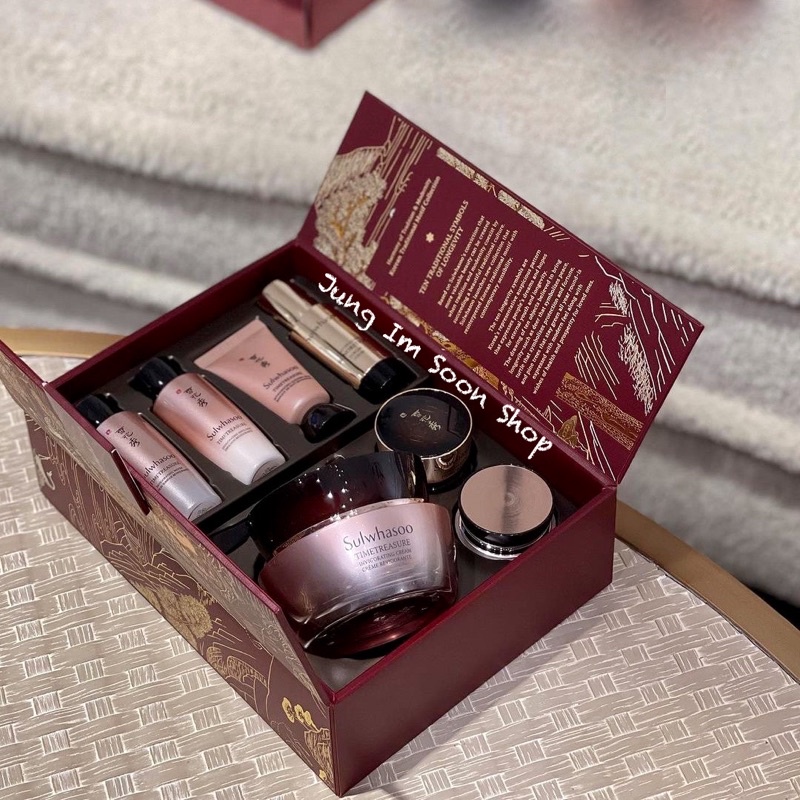 Sét Kem Chống Lão Hoá Da Thông Đỏ Sulwhasoo Timetreasure Invigorating