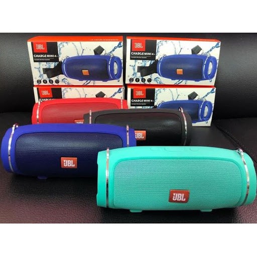 Loa Bluetooth JBL Charge 4+ Mini bass tốt khoẻ - có dây đeo Version 2021