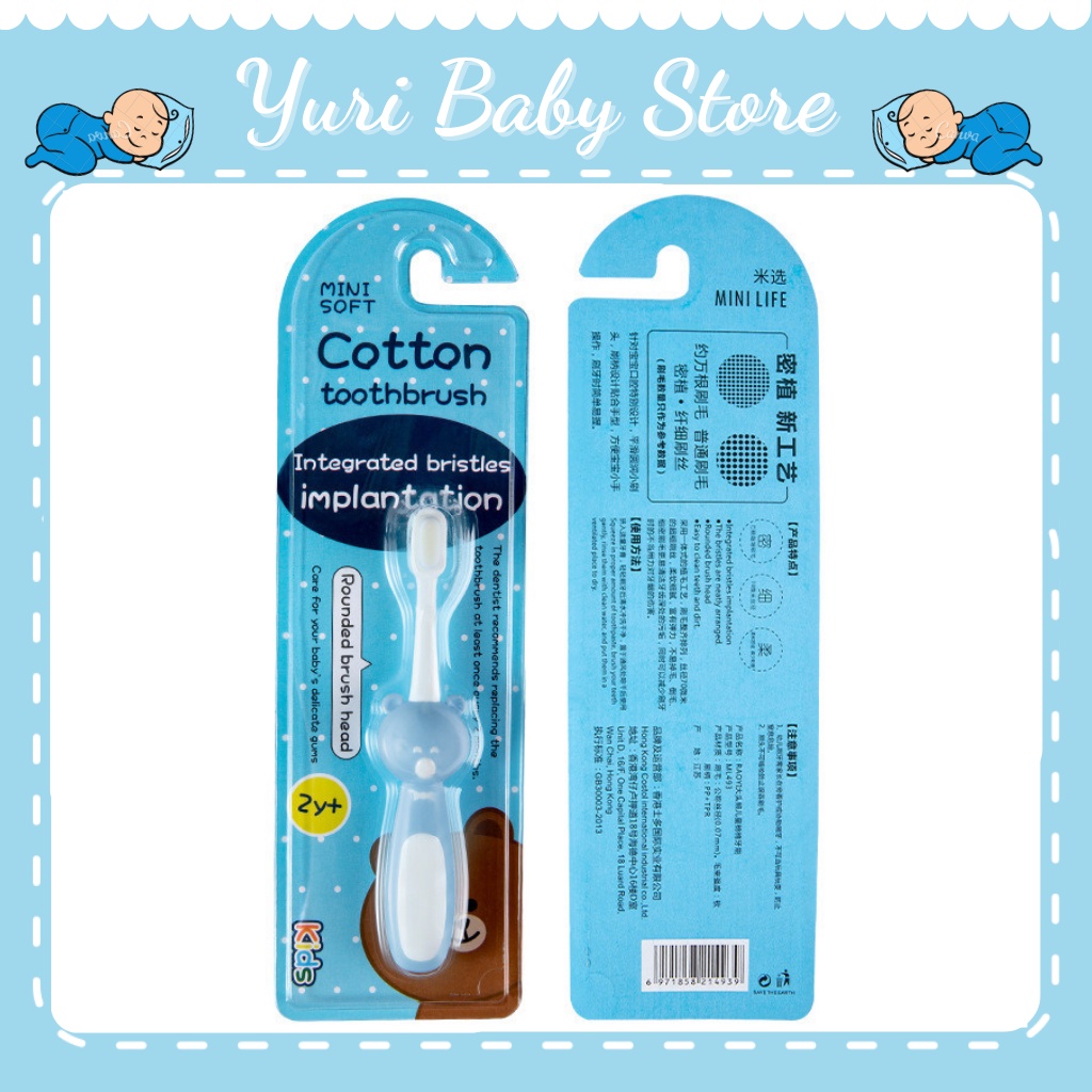 Bàn chải đánh răng cho bé sợi lông tơ mềm mịn