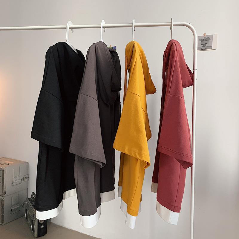 Áo Hoodie Tay Lửng Thời Trang Phong Cách Hàn Quốc Cho Nam