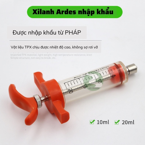 Xilanh tiêm ARDES Pháp - 20ML Tiêm gia súc gia cầm DN21