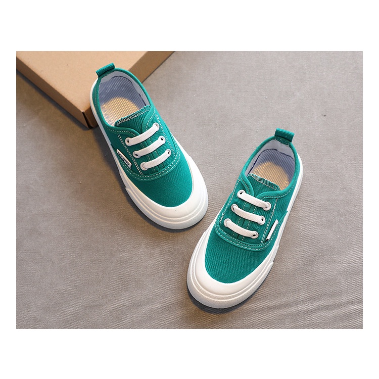 Giày Vải Canvas Đế Bằng Nhiều Màu Sắc Thời Trang Mùa Thu 2022 Cho Bé