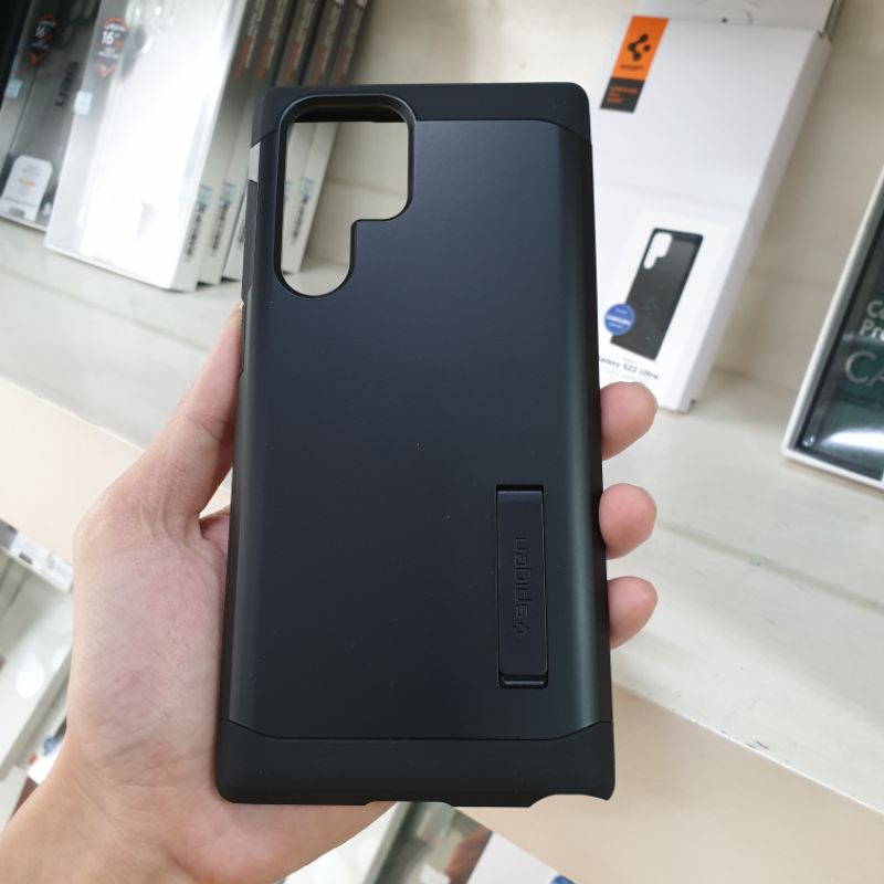 Ốp lưng Samsung Galaxy S22 Ultra Spigen Tough Armor XP chống va đập tốt nhất - Hàng Chính Hãng