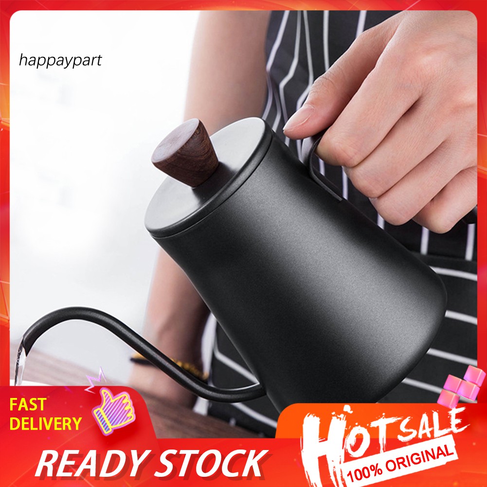 Ấm Pha Cà Phê Mini Bằng Thép Không Gỉ 400ml