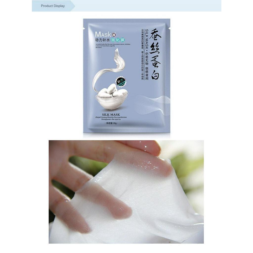 Mặt Nạ Lụa Protein Dưỡng Ẩm Nhẹ Chăm Sóc Và Làm Sáng Da