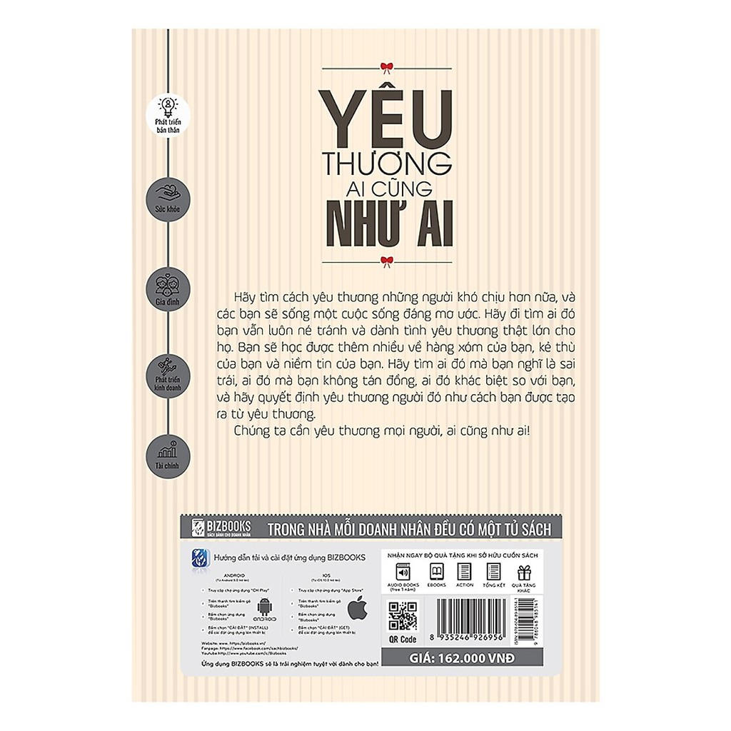 Sách - Yêu thương ai cũng như ai + Tặng Bookmark