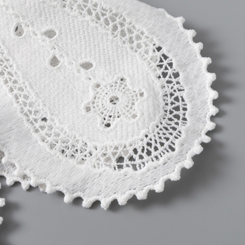 Khăn Choàng Cổ Ren Họa Tiết Cánh Bướm Thêu Hoa Thời Trang Mùa Hè Xinh Xắn Cho Nữ