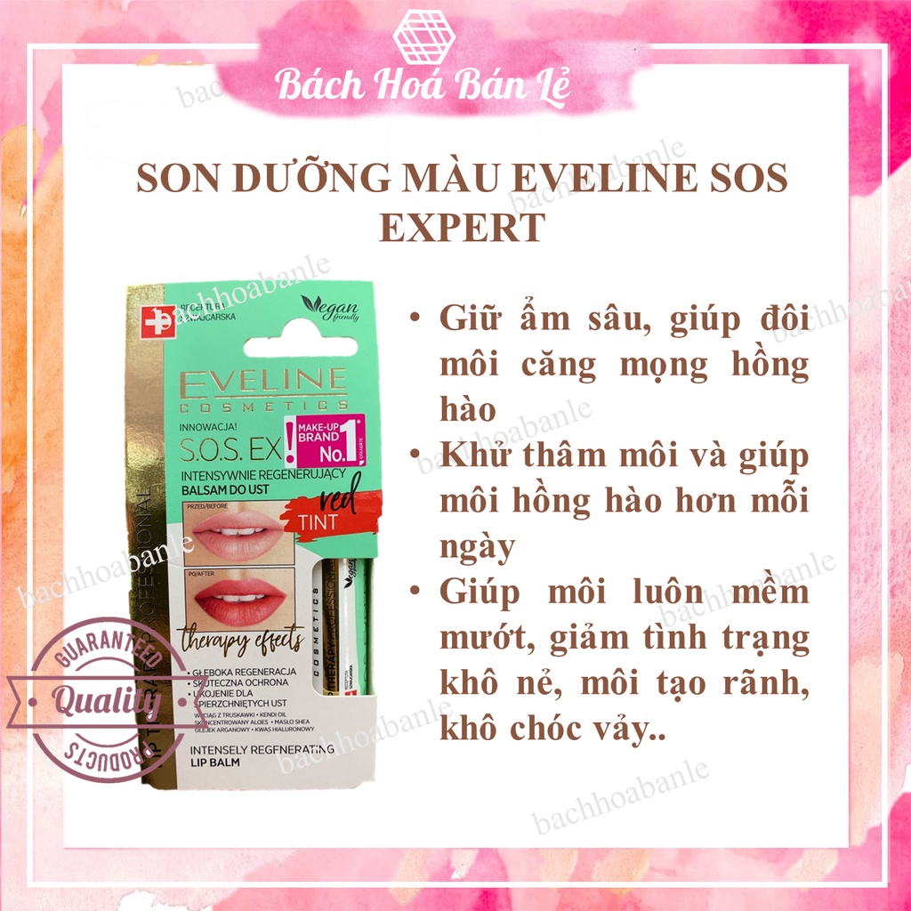 Son dưỡng màu Eveline SOS ExpertcTherapy Effect