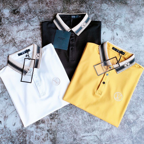 Áo thun POLO nam cổ bẻ VinG  Cổ dệt bo thêu logo lv sang trọng, chất liệu cotton lạnh co giãn,thoáng mát thấm hút mồ hôi | BigBuy360 - bigbuy360.vn