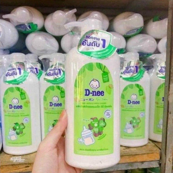 Dung dịch rửa bình sữa, rửa núm ti, rửa đồ chơi Dnee 620ml cho bé