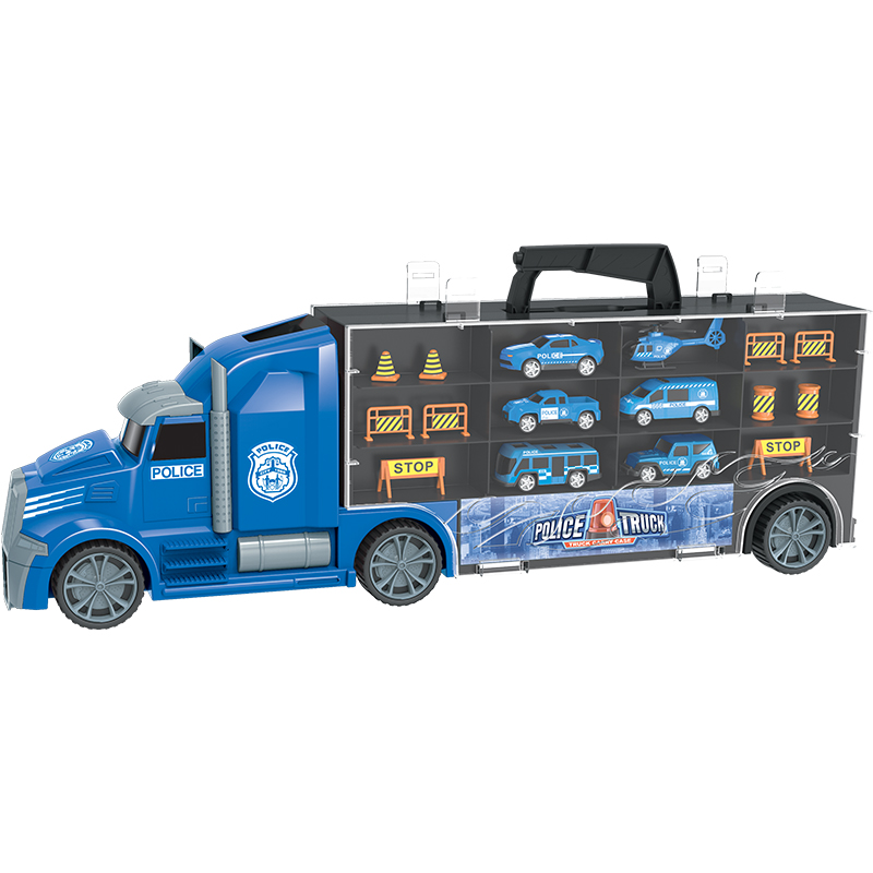 Đồ Chơi VECTO Xe Tải Nhiều Ngăn - Cảnh Sát VT02G