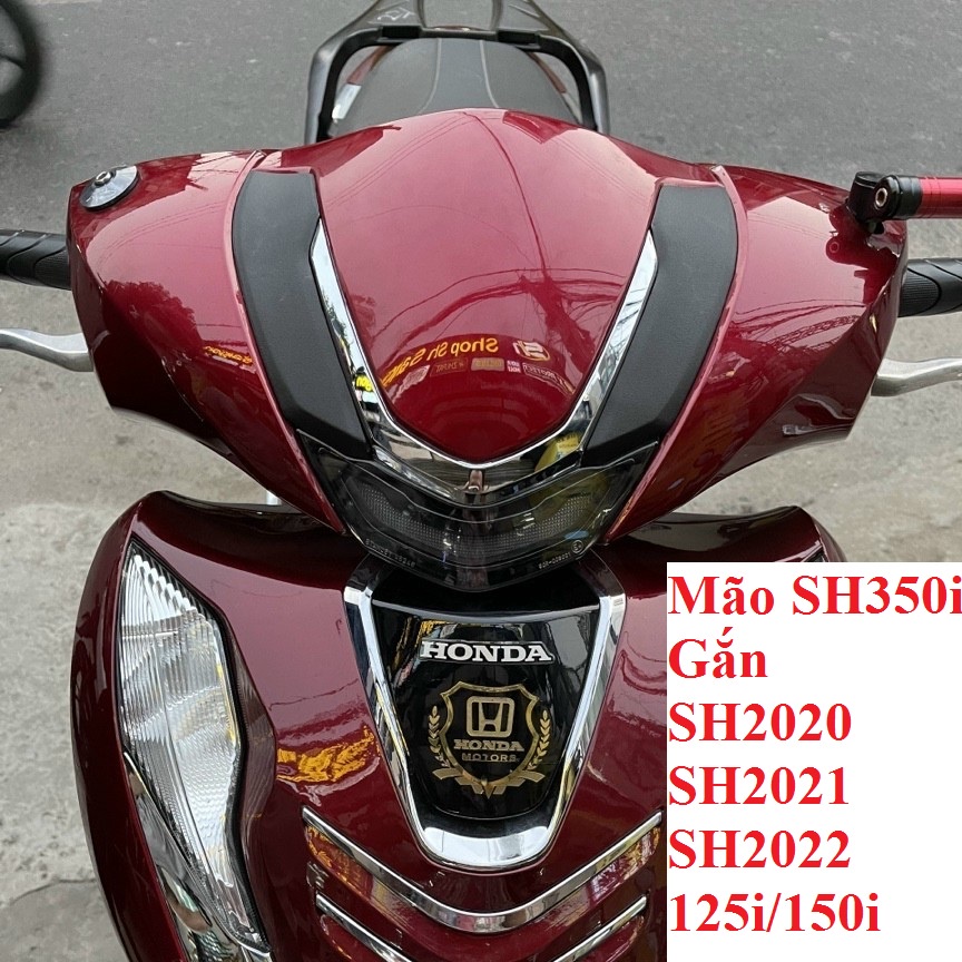 Mão SH 350i Gắn cho SH 2020 - SH 2021 - SH 2022 125i/150i ZHI.PAT Chính Hãng Nhựa ABS Cao Cấp Mão Ốp Đầu SH350i