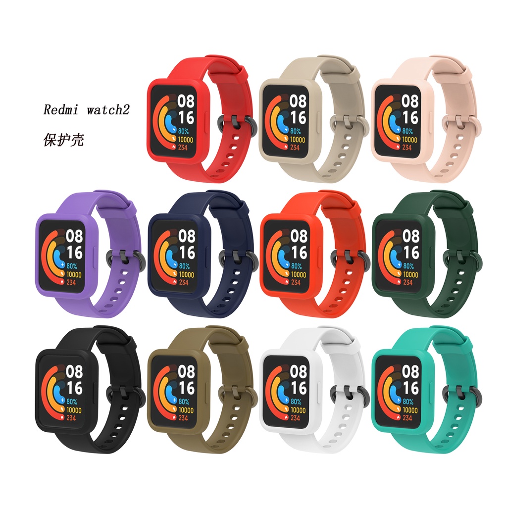 Dây Silicone Thay Thế Cho Đồng Hồ Thông Minh Xiaomi Redmi Watch 2 / Mi Watch 2 Lite Ốp