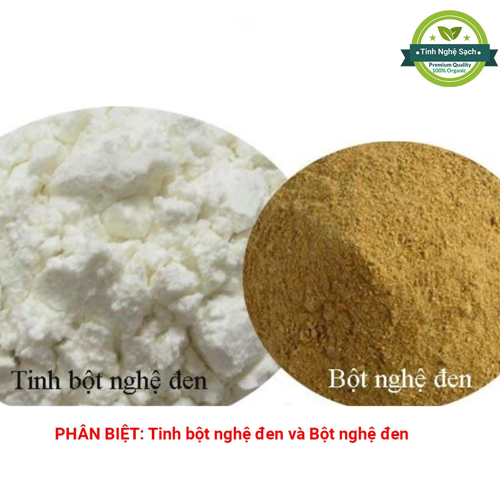 Tinh bột nghệ đen nguyên chất Bắc Kạn, Tinh bột nghệ đen cao cấp Bắc Kạn 110g, có chứng nhận Tiêu chuẩn Organic | BigBuy360 - bigbuy360.vn