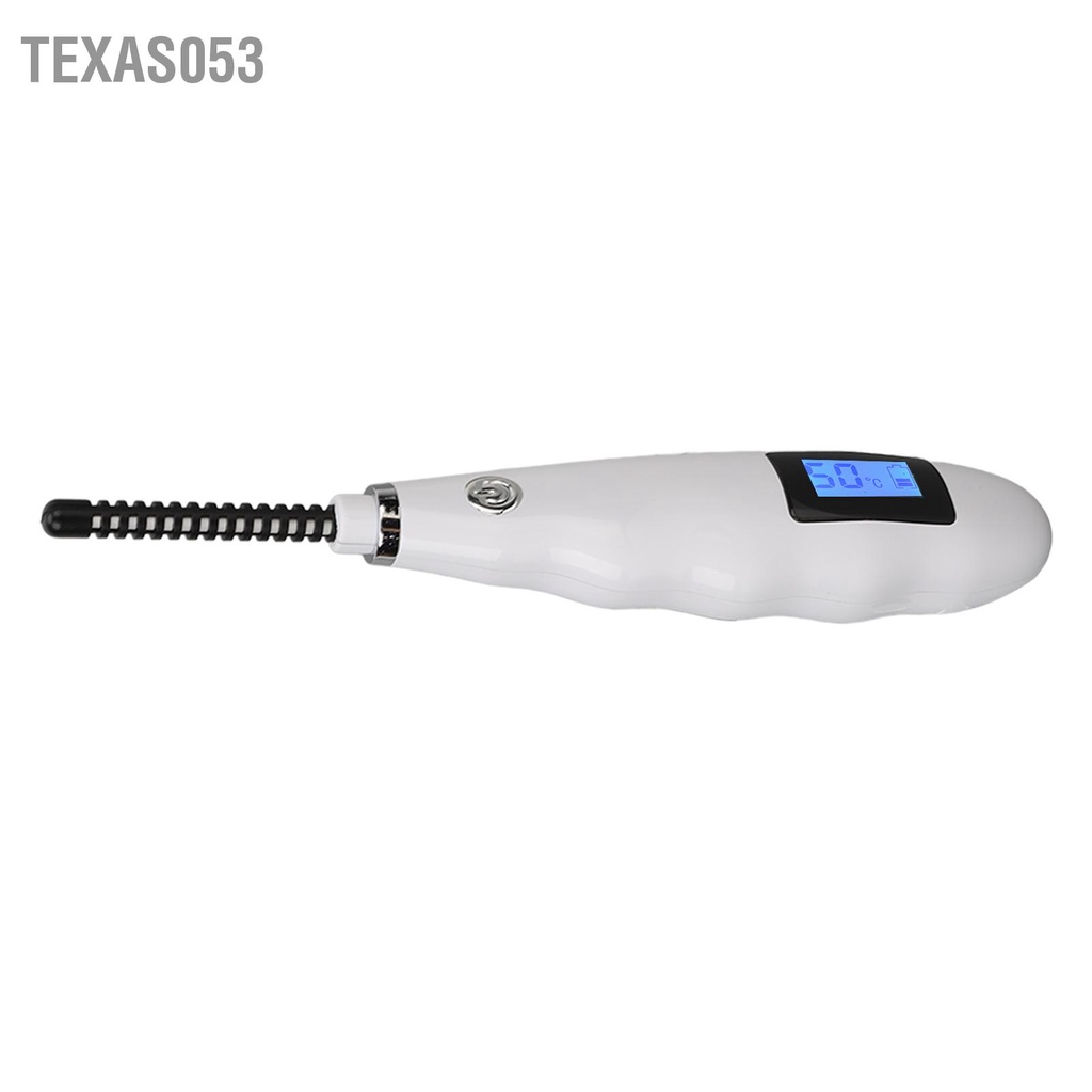Texas053 Dụng cụ uốn lông mi làm nóng Nhanh chóng Làm lâu dài Máy bằng điện có thể sạc lại USB