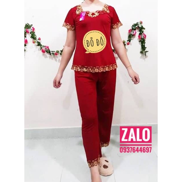 Đồ bộ - Đồ bộ dài trung niên thun lạnh nhiều màu