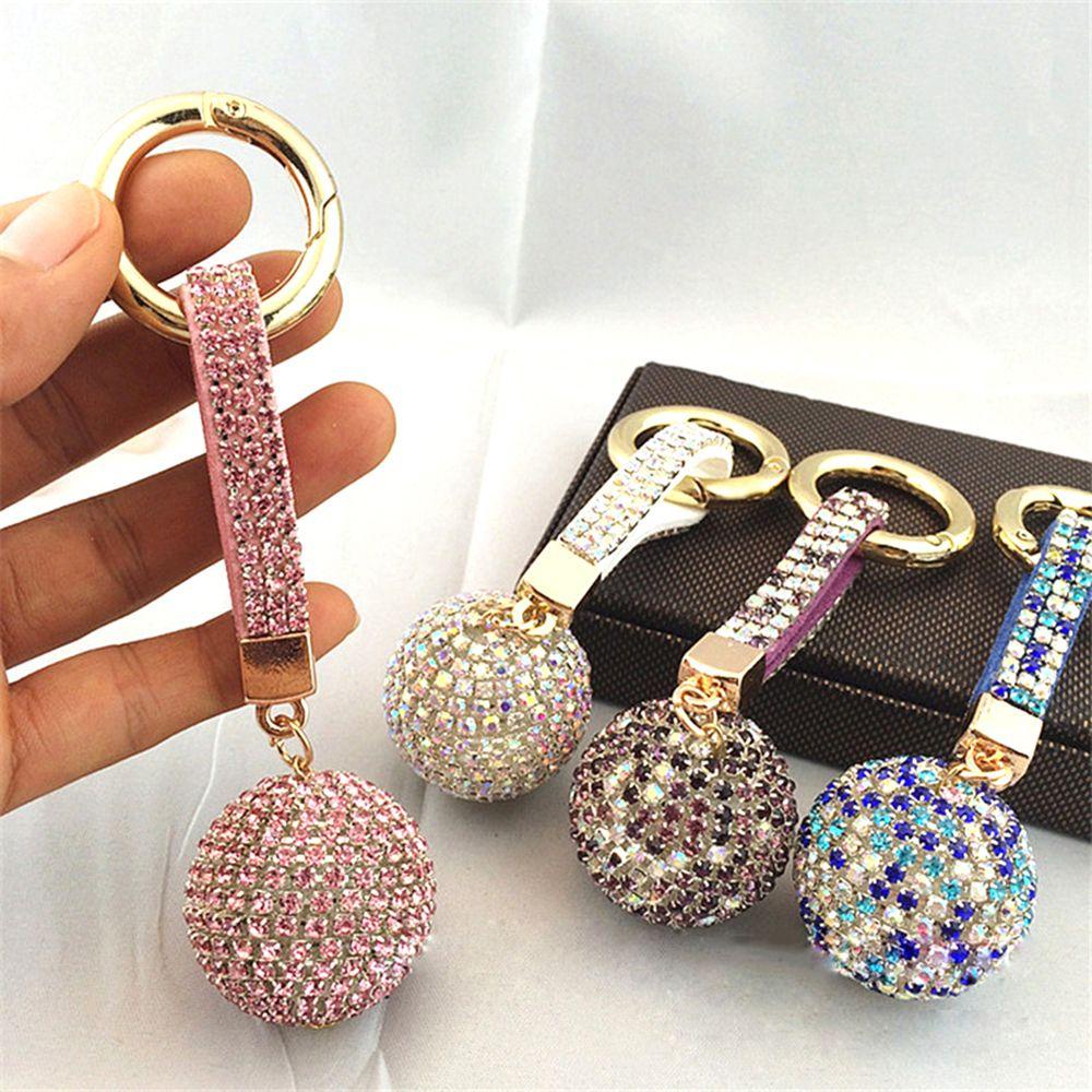 [COD] Móc Khóa Ô Tô Quà Tặng Cho Phụ Nữ Strass 1 Cái|Móc Khóa Dây Da Xinh Xắn Dành Cho Túi Xách