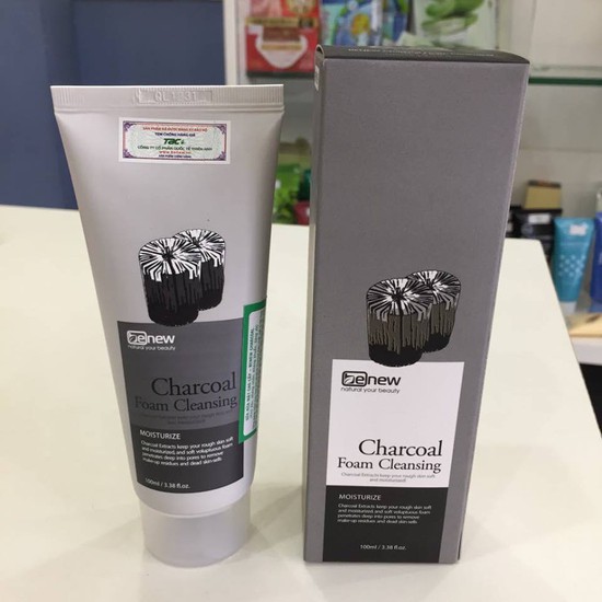 Sữa rửa mặt dành cho nam than hoạt tính BENEW CHARCOAL Hàn quốc 100ml/Hộp sạch nhờn, xóa ngừa mụn, dưỡng trắng da