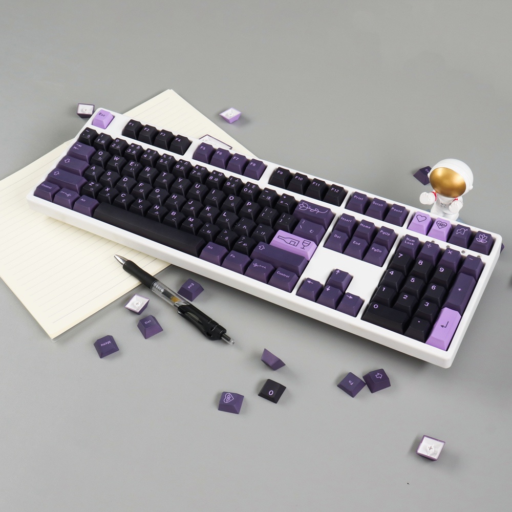 Bàn Phím 129 Phím PBT Phong Cách Nhật Bản Dành Cho Game Thủ