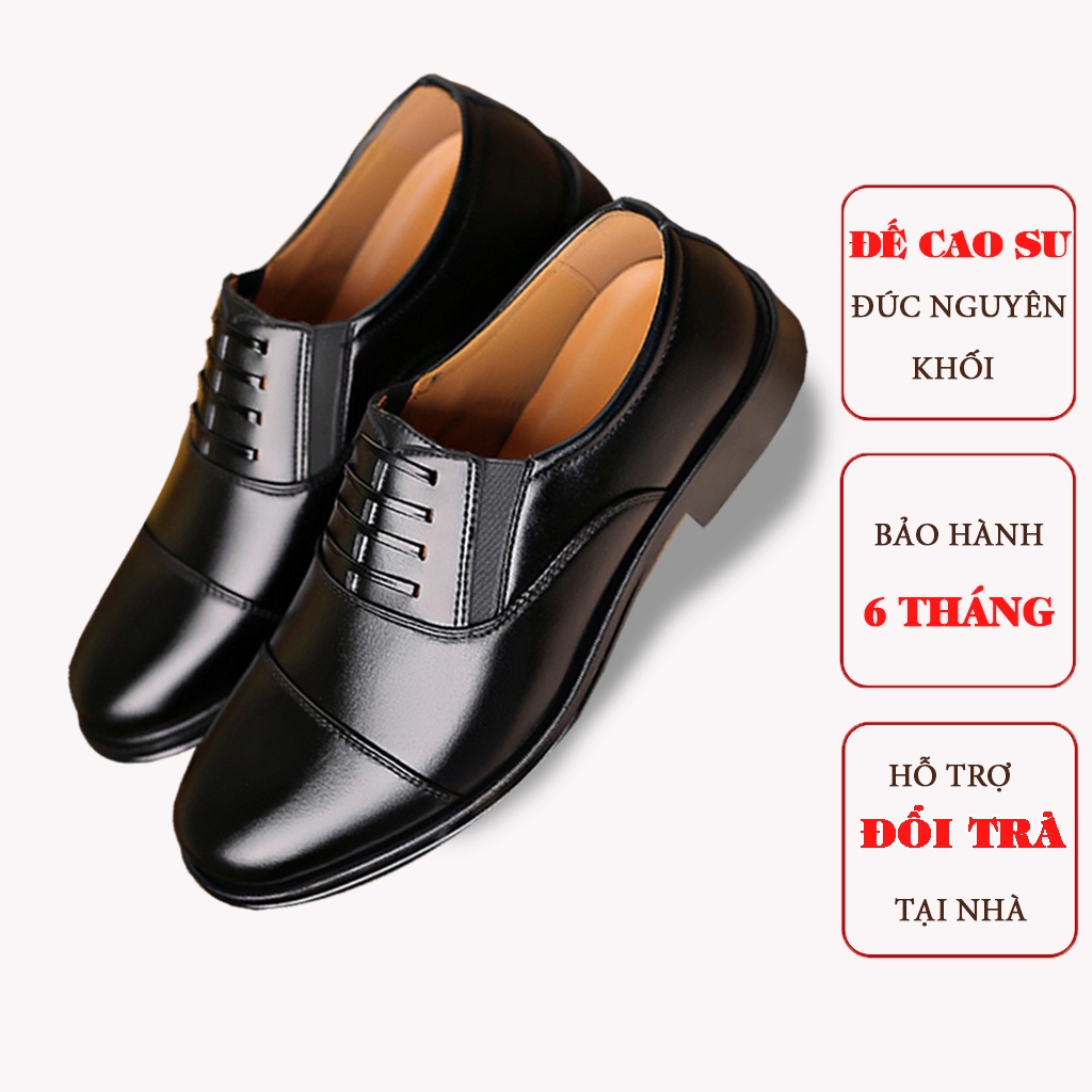 Giày da nam, đế khâu, kiểu dáng thanh lịch sang trọng -imata-