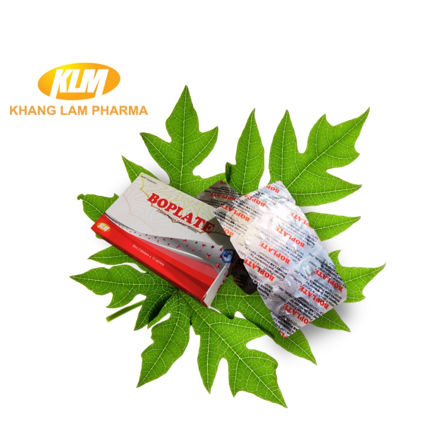 Viên uống Boplate - Khang Lâm Pharma chiết xuất cao đu đủ, tăng cường tái tạo tiểu cầu