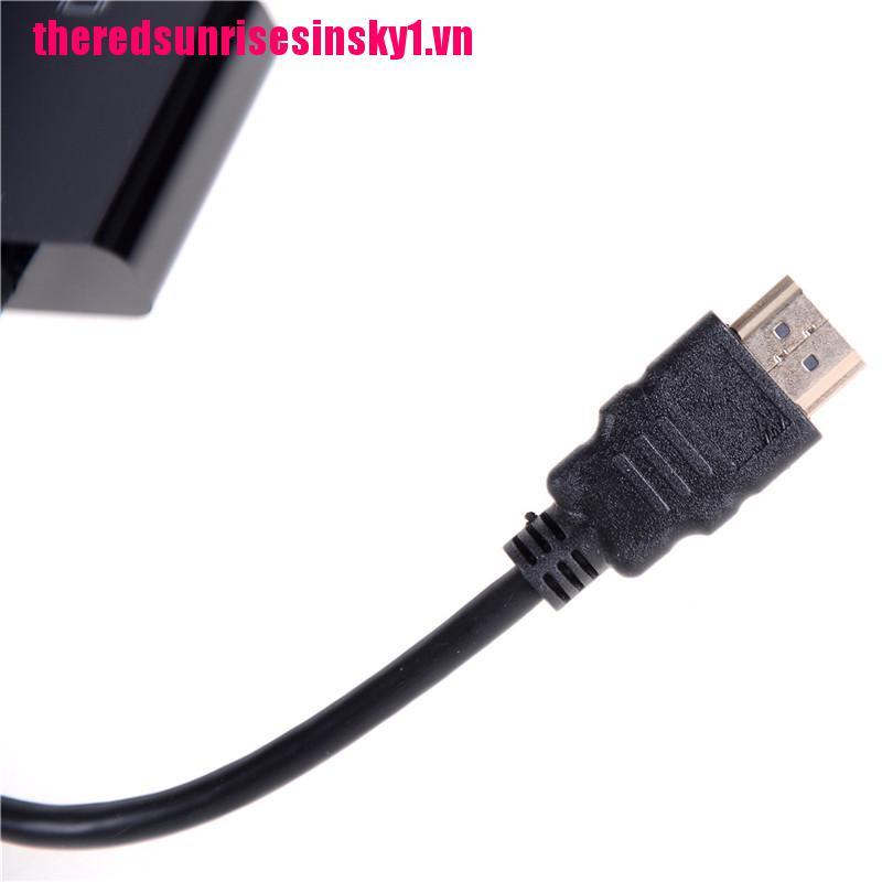 (3C) Giắc Chuyển Đổi Từ 1pc Hdmi Male 1080p Sang Vga Female Video Cable Adapter For Hdtv Pc