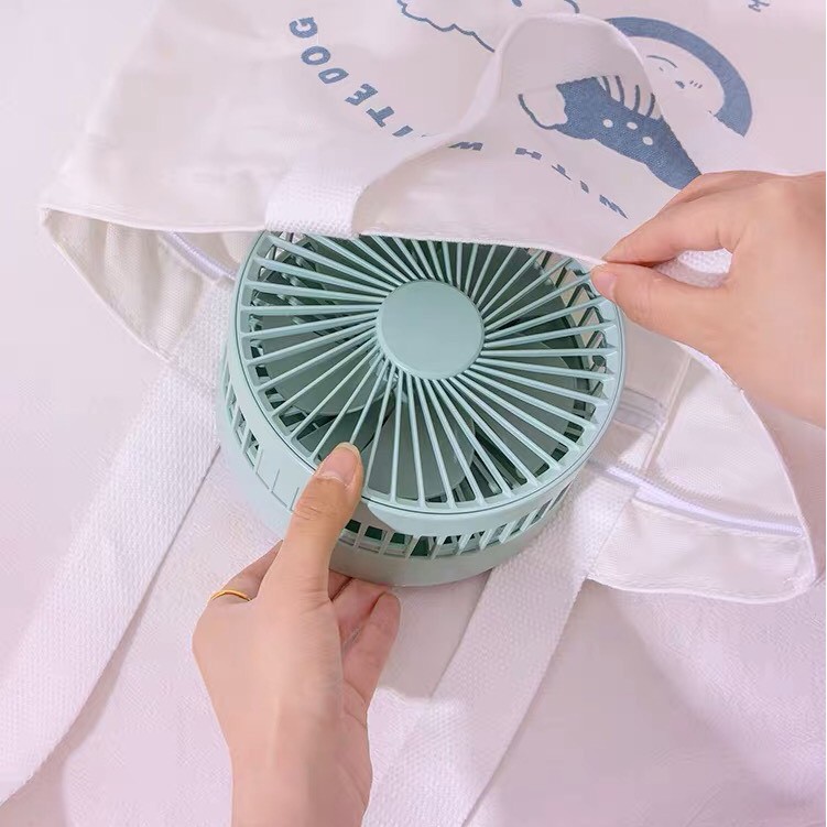 Quạt mini để bàn♥️Kèm quà tặng♥️ Quạt tích điện mini cầm tay siêu mát pin dùng 3h gấp gọn tiện lợi | BigBuy360 - bigbuy360.vn