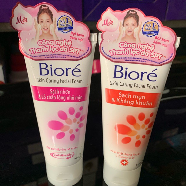 Sữa Rửa Mặt (50g) Biore Chính Hãng Với 2 Sự Lựa Chọn Hương Thơm Khác Nhau Cho Bạn Dễ Sử dụng Hơn.