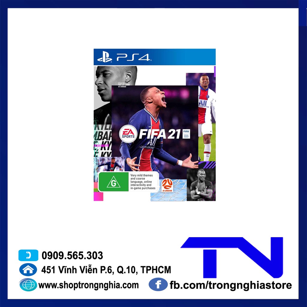 Đĩa PS4 - FIfa 21 (US/Asia)