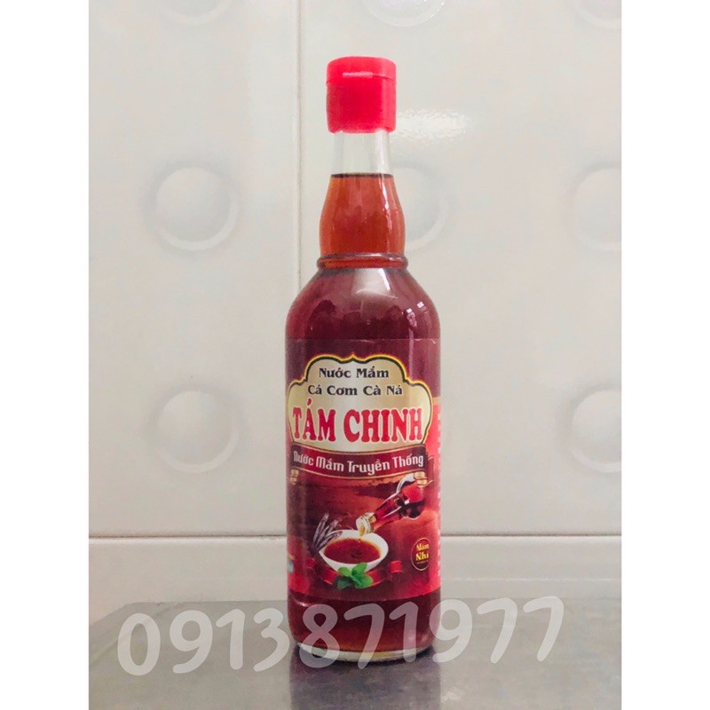 Thùng nước mắm nhĩ Tám Chinh, Cà Ná, Ninh Thuận, 2 chai 550ml
