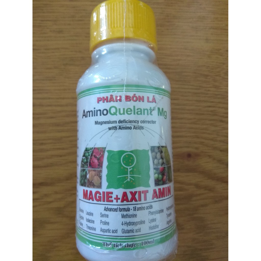Phân bón lá AminoQuelant Mg bổ sung Magie và Axit Amin - chai 100 ml
