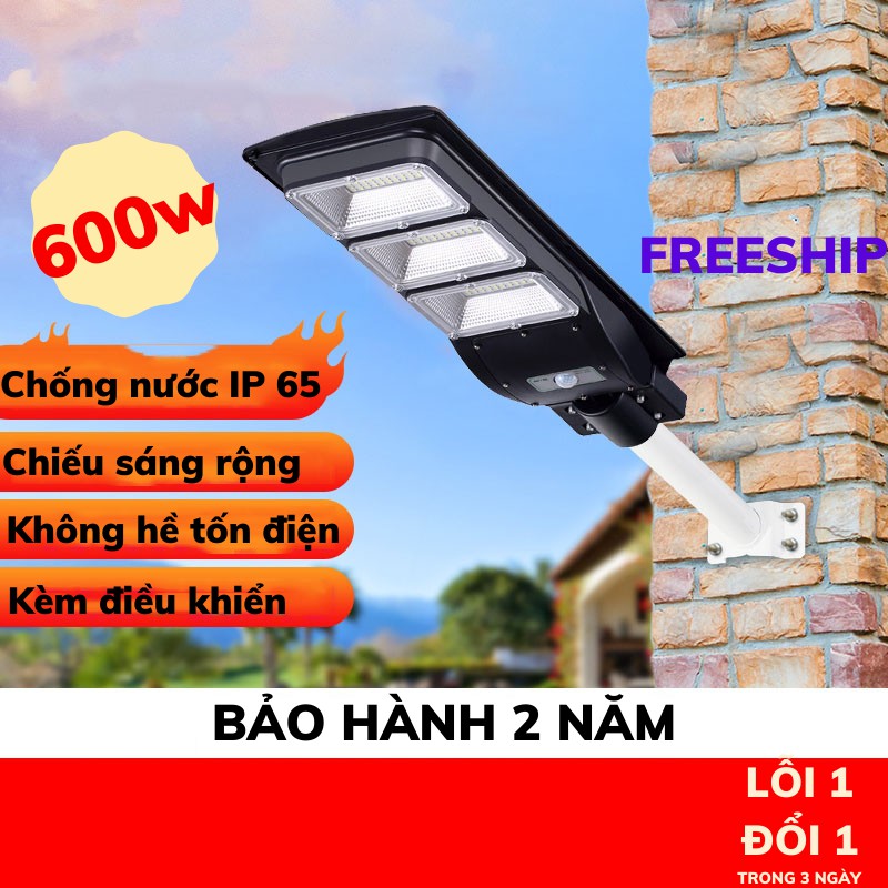 Đèn Năng Lượng Mặt Trời Chống Nước Vượt Trội Tiết Kiệm Điện Tối Đa, Đèn Trần Phú