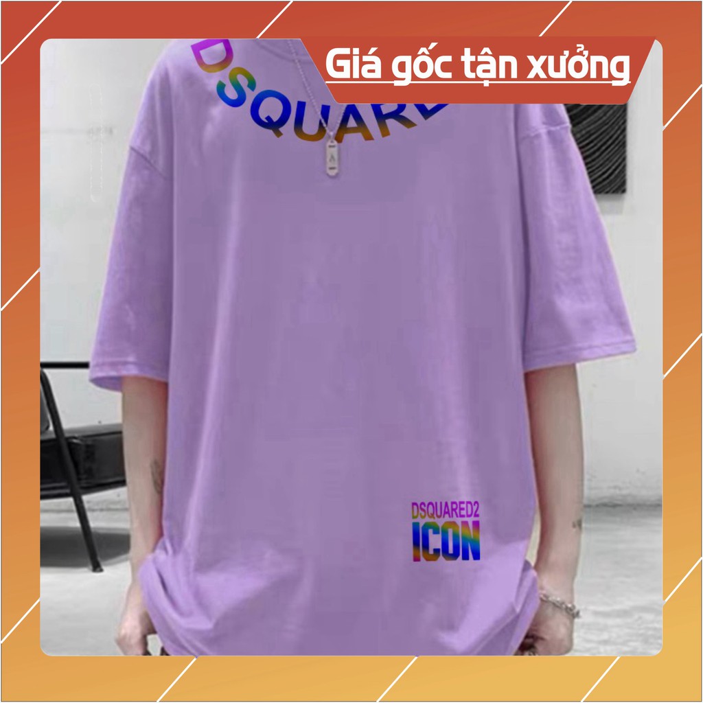 Áo Thun Phản Quang Nam,Nữ Dsquared Chất Cotton Cực Đẹp.  Freesize Từ 45kg - 70kg