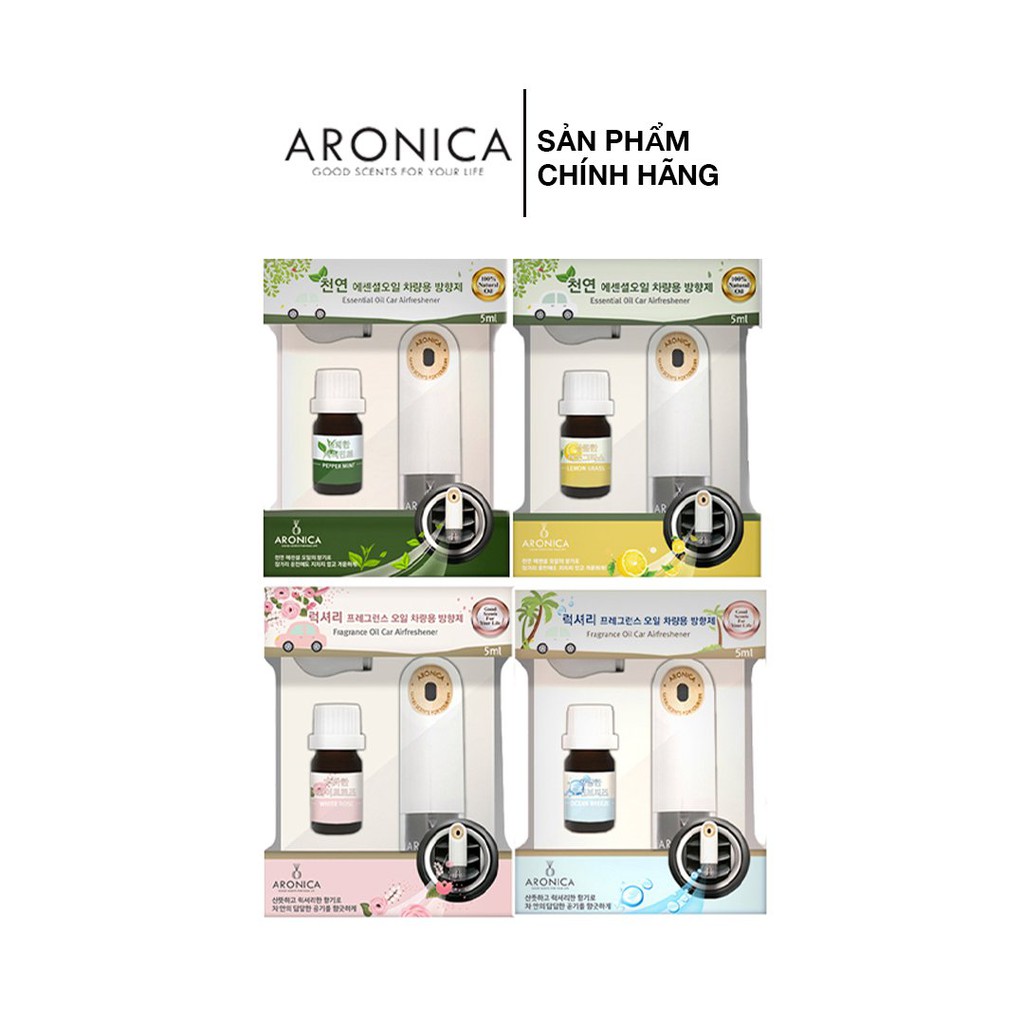 Tinh Dầu Cho Xe Hơi Hương Tự Nhiên Aronica Car Airfreshener 5ml