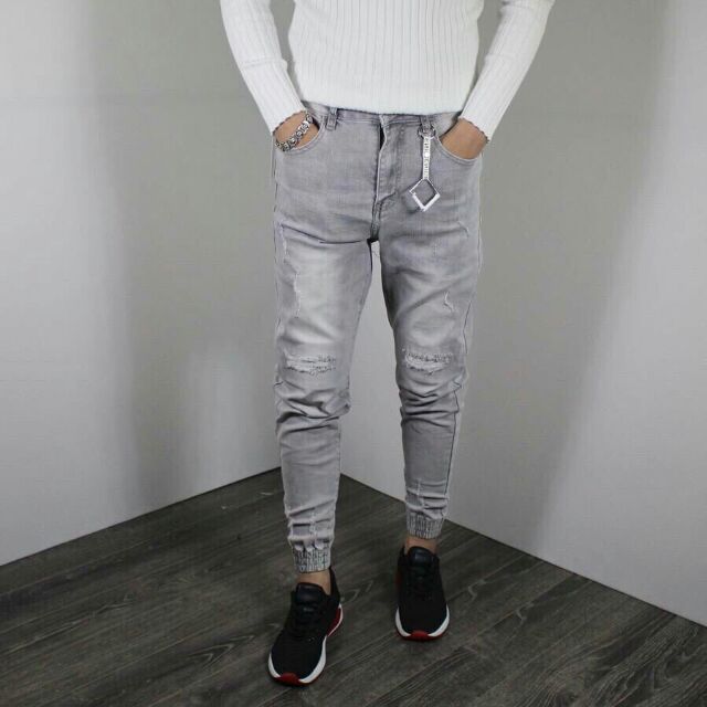 Jogger jean rách cá tính bao chất đẹp
