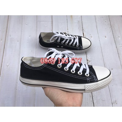 Giày Cổ Thấp Đen Trắng Thời Trang