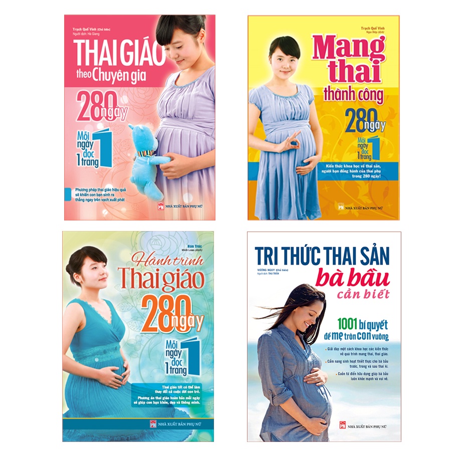 Sách: Tri Thức Thai Sản - Thai Giáo Theo Chuyên Gia - Hành Trình Thai Giáo - Mang Thai Thành Công ( Tuỳ chọn )