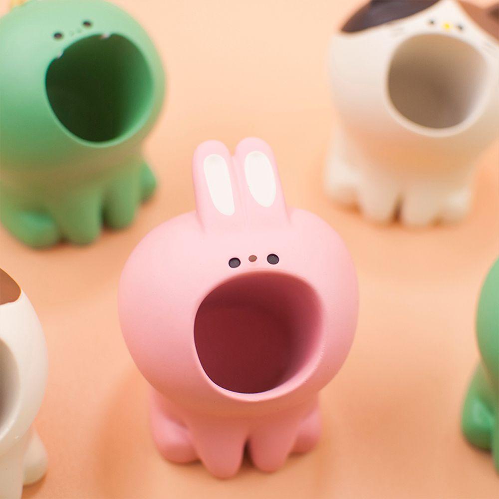 Ống đựng bút MMULCK bằng nhựa resin thiết kế động vật dễ thương