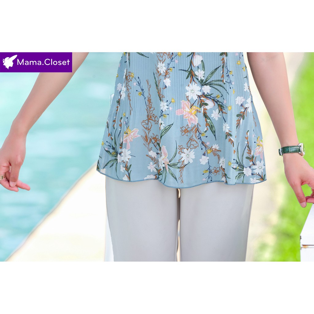 #Y613 ÁO LỤA VOAN CHO MẸ, ÁO KIỂU CỔ NƠ CHO NGƯỜI TRUNG NIÊN, ÁO QUẢNG CHÂU CAO CẤP, MẪU MỚI NHẤT 2021 &lt;3