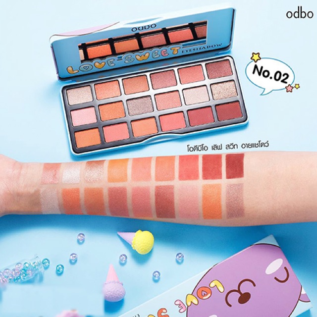 Phấn Mắt ODBO LOVE SWEET EYESHADOW