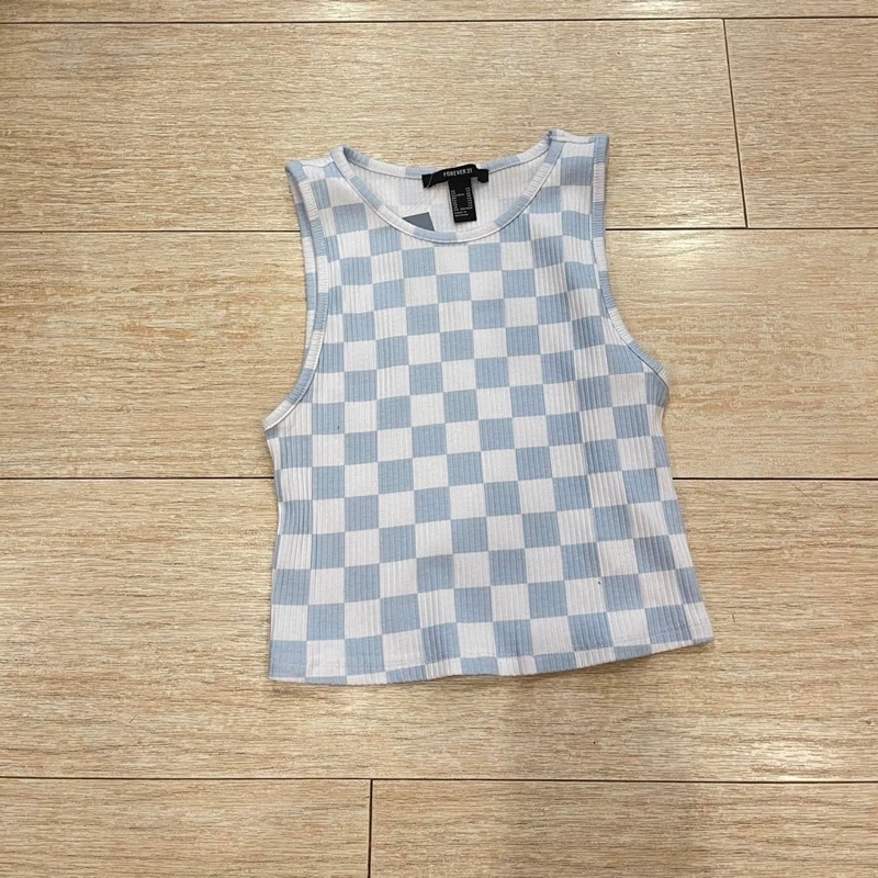 áo ba lỗ caro f21 xuất dư xịn