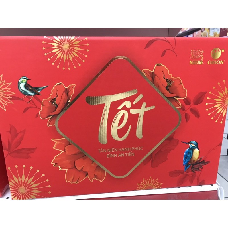 HỘP QUÀ TẾT AN ORION 1.027,8G -TẾT 2021 kèm túi xách giấy | BigBuy360 - bigbuy360.vn