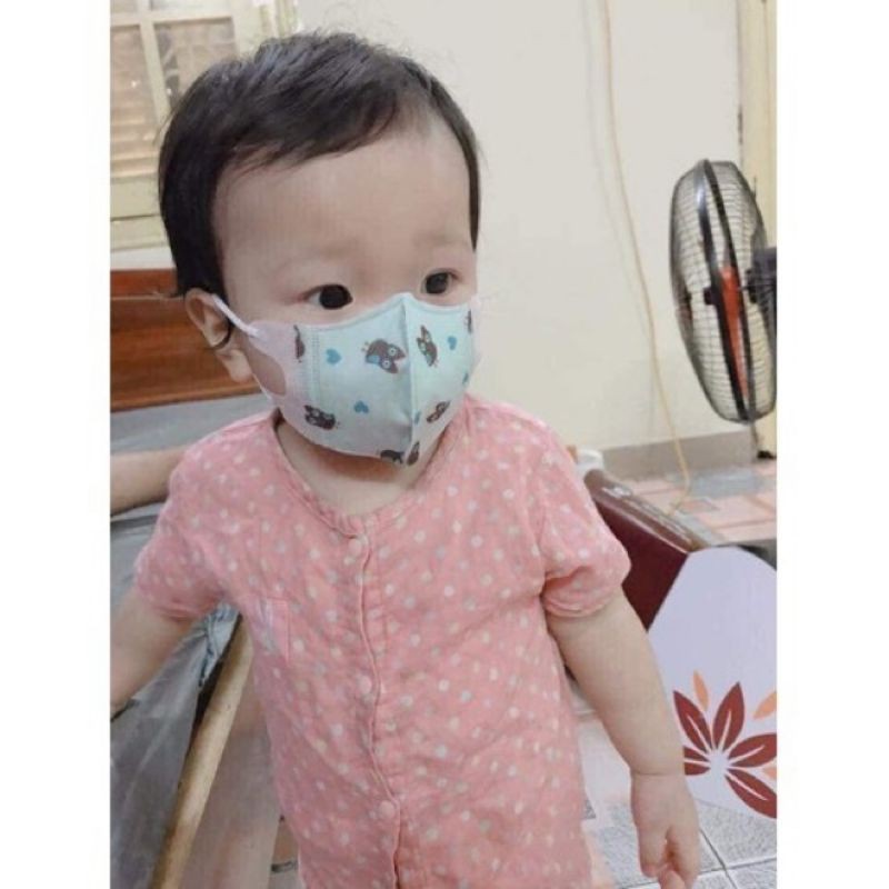 5 Chiếc Khẩu Trang Giấy Chống Bụi, Kháng Khuẩn Cho Bé 0-3 Tuổi