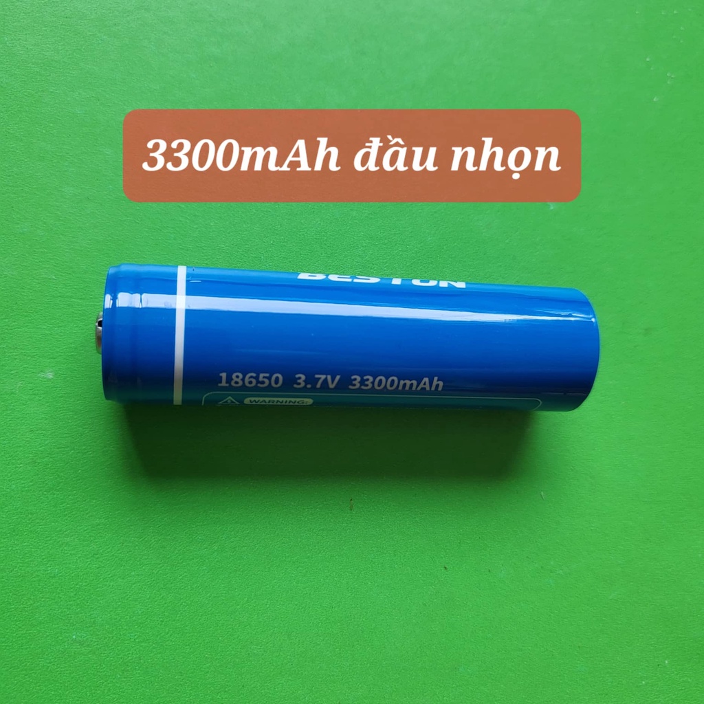 Pin Sạc 18650 Lithium-ion 2600mAH và bộ sạc pin 2 khe 3.7V BST-M7001 của hãng Beston dùng cho đèn pin siêu sáng
