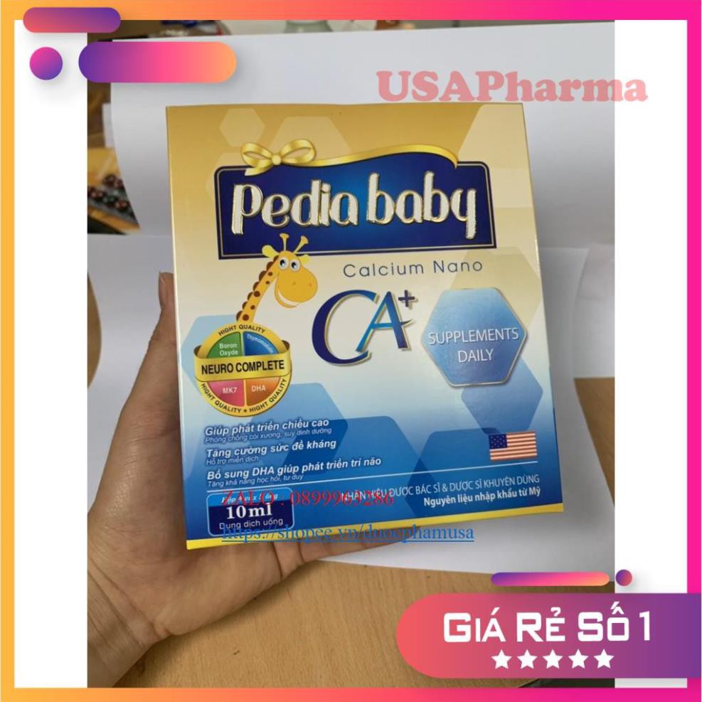 Siro Pedia baby calcium nano bổ xung canxi cho bé