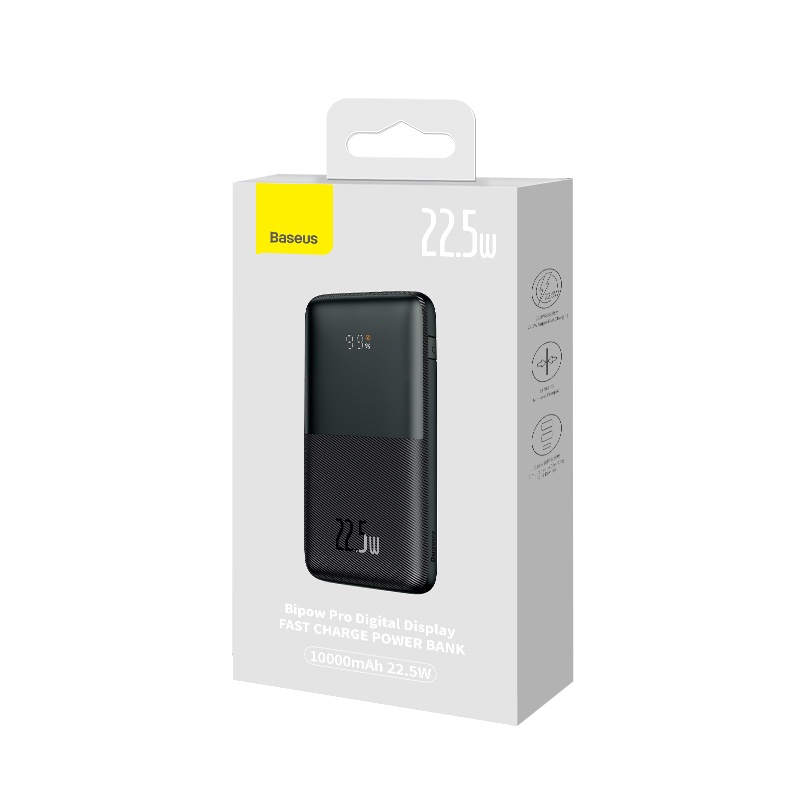 Pin Dự Phòng Sạc Nhanh Baseus Bipow Pro Digital Display Fast Charge Power Bank 20.000Mah ,22.5W, Led hiển thị - PPBD