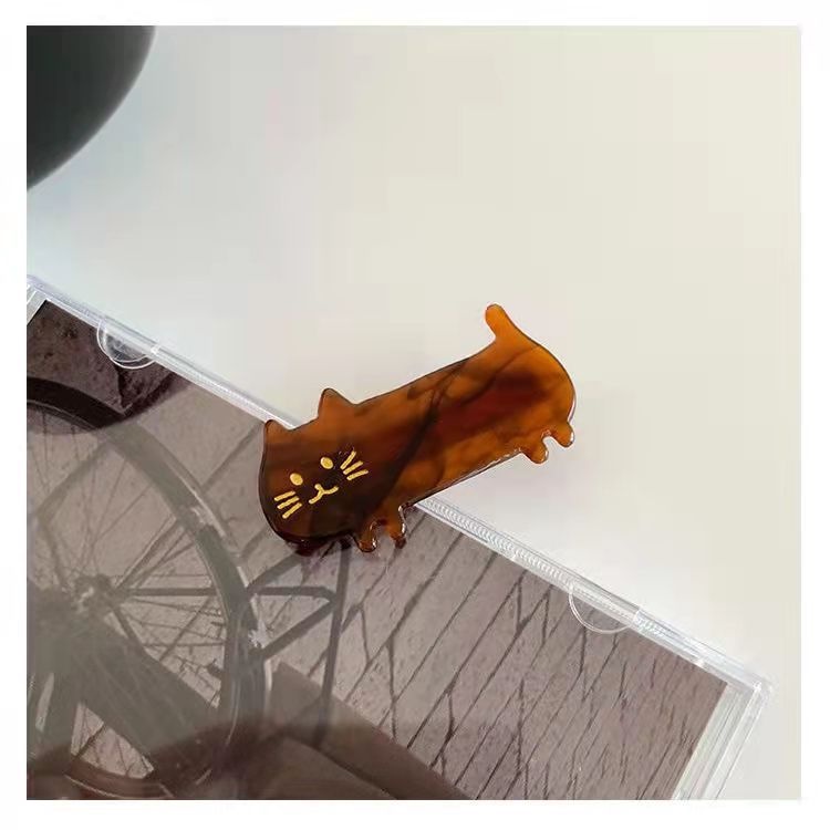 Kẹp Tóc Chú Mèo Vui Vẻ Phong Cách Hàn Quốc Dành Cho Bạn Gái