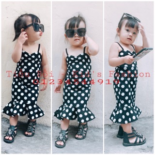 Đầm bi đuôi cá cho bé