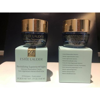 Kem dưỡng đêm phục hồi chuyên sâu Estee Lauder Revitalizing Supreme+ Night Intensive Restorative Creme 5ml có hộp
